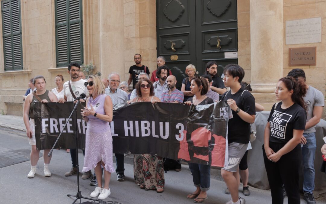 Activists reiterate call on AG to drop charges against the El Hiblu 3