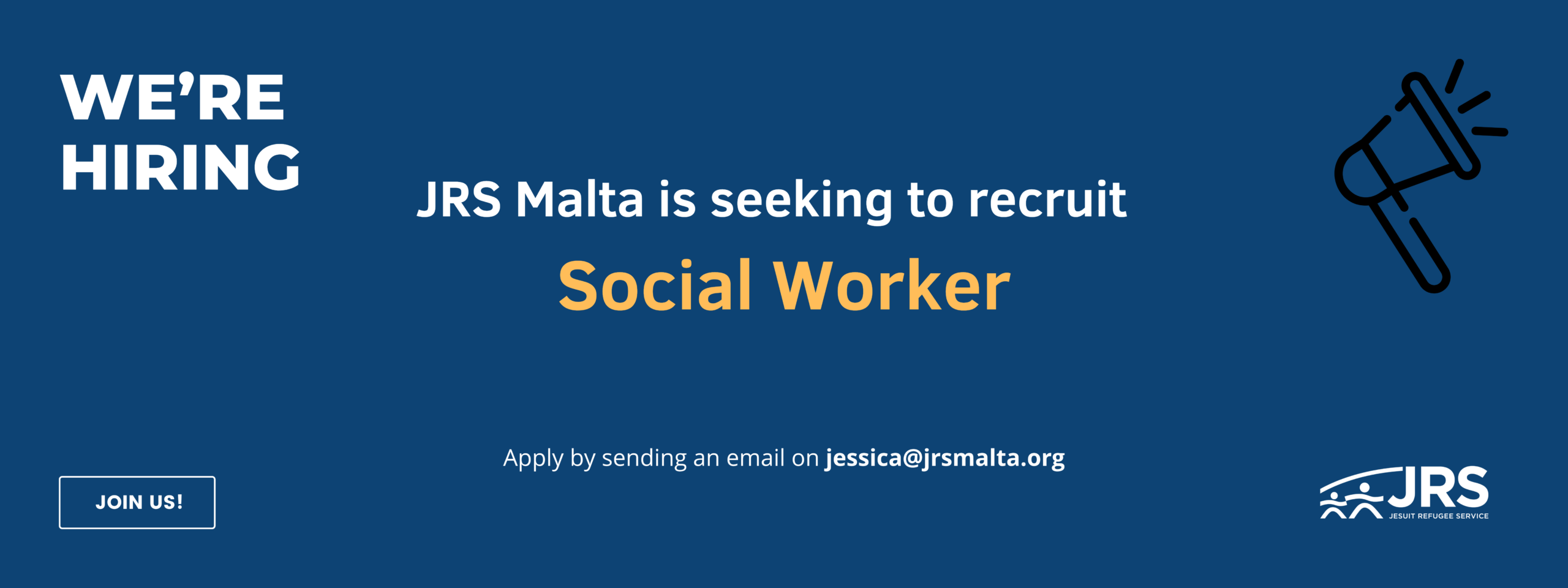 JRS Malta is seeking to recruit a LAWYER (Outdoor Banner (96 in x 36 in)) (20)